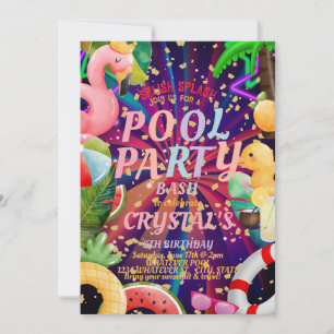 Invitación Personalizado de niños de la fiesta de cumpleaños