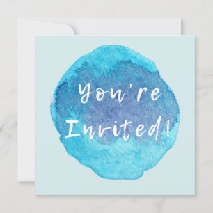 Invitación Personalizado de ocasión especial de los Blues de 