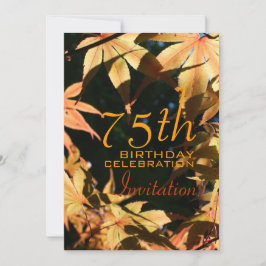 Invitación Personalizado de otoño a la celebración