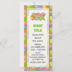 Invitación Personalizado de pescado