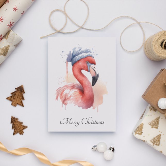 Invitación Personalizado de Santa Claus Snowbird Flamingo (Subido por el creador)