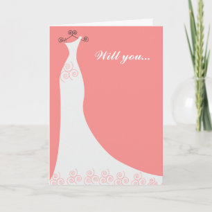 Invitación Personalizado de traje de novia