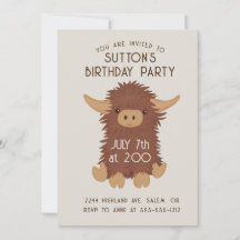 Personalizado de vaca malhumorado de Highland