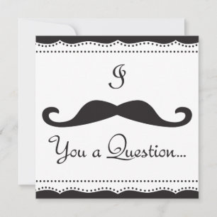 Invitación ¡PERSONALIZADO! ¡Debo bigotearte una P! ¡Fiesta de
