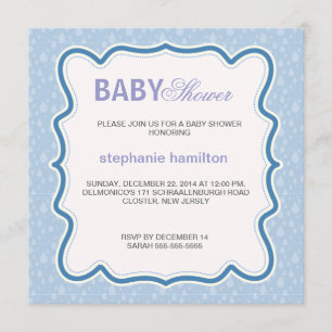 Invitación Personalizado deja caer la ducha de bebé
