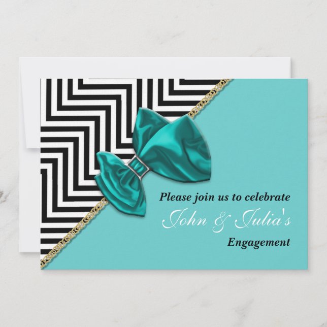 Invitación PERSONALIZADO del aniversario del compromiso del (Anverso)
