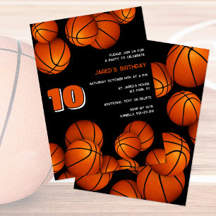 Invitación personalizado deportivo infantil fiesta de cumplea