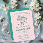 Invitación Personalizado dibujado a mano en la mesa de bufés<br><div class="desc">Perfecta tarjeta linda para una divertida invitación a la fiesta! ¡La mano hizo arte para ti! ¡TODO PERSONALIZABLE! Haga clic en "Personalizar" para editar el texto. Haga clic en "editar usando la herramienta de diseño" para ajustar las fuentes, colores y colocaciones. (también revisa mi tienda para colores y diseños alternativos)...</div>