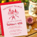 Invitación Personalizado dibujado a mano en la mesa de bufés<br><div class="desc">Perfecta tarjeta linda para una divertida invitación a la fiesta! ¡La mano hizo arte para ti! ¡TODO PERSONALIZABLE! Haga clic en "Personalizar" para editar el texto. Haga clic en "editar usando la herramienta de diseño" para ajustar las fuentes, colores y colocaciones. (también revisa mi tienda para colores y diseños alternativos)...</div>