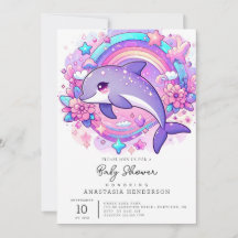 Personalizado Dolphin Baby Shower