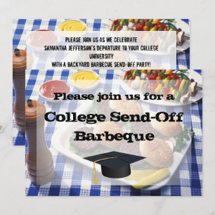 Invitación Personalizado el envío al colegio de hamburguesas