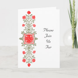 Invitación Personalizado elegante dorada y azul