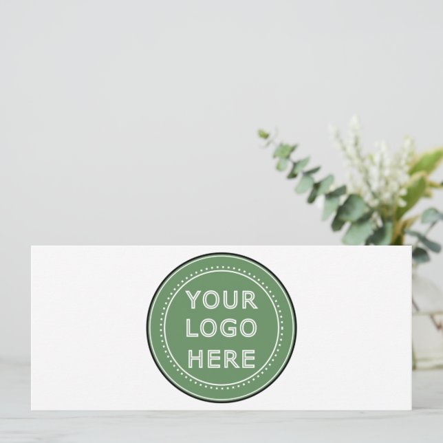 Invitación Personalizado, elegante, moderno y mínimo (Anverso de pie)