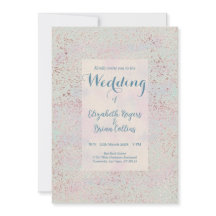 Personalizado elegante y moderno matrimonio de cob