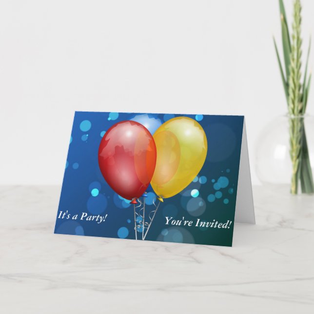 Invitación Personalizado Es un Fiesta al que te invitan (Anverso)