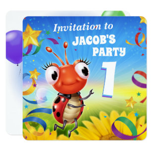 Invitaciones Ladybug | Zazzle.es