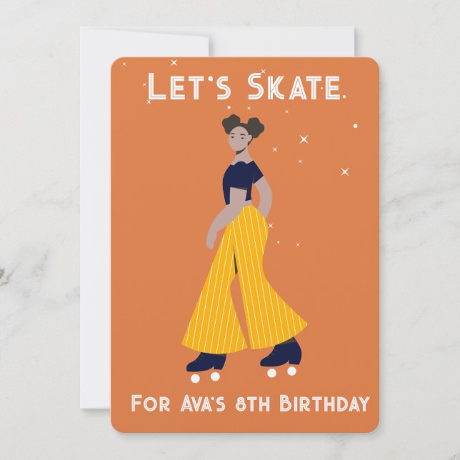 Invitación personalizado - Fiesta de cumpleaños pa (Anverso)