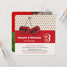 Personalizado Fiesta de Guay Cherries Twins Fotos 