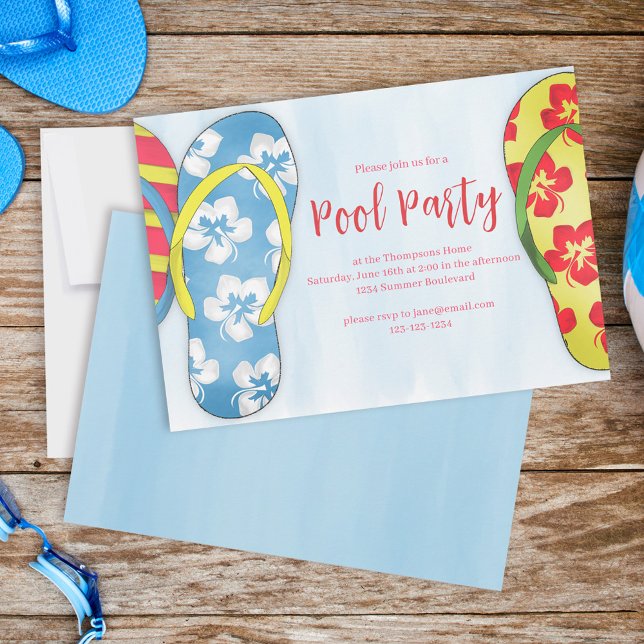Invitación Personalizado Fiesta de verano colorido (Subido por el creador)