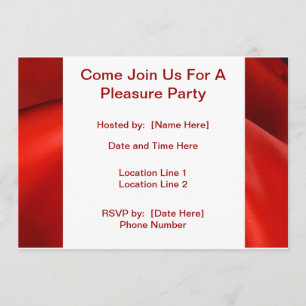 Invitación Personalizado Fiesta del Placer Invita