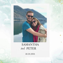 Personalizado Foto Boda relajado moderno