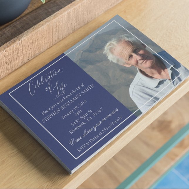 Invitación Personalizado fotográfico de la Celebración del Se (Subido por el creador)