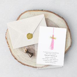 Invitación Personalizado fotográfico del partido de graduació