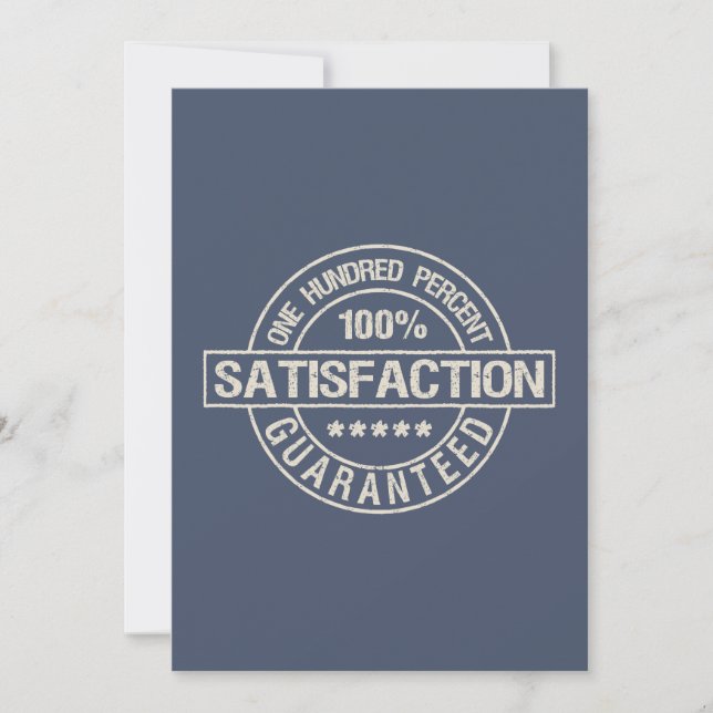 Invitación personalizado GARANTIZADA DE SATISFACCI (Anverso)