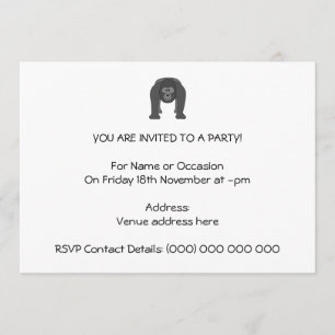 Invitación Personalizado Gorila