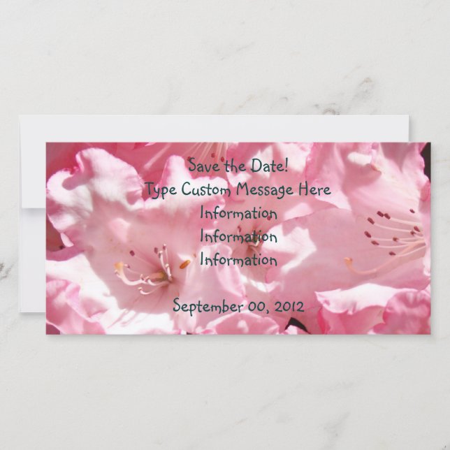 Invitación personalizado Guardar las tarjetas de f (Anverso)