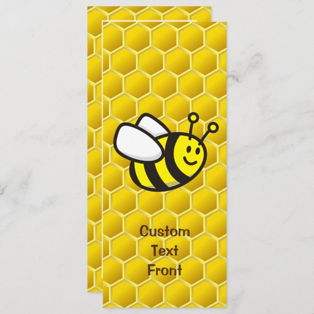 Invitación Personalizado Honeybee (Anverso / Reverso)