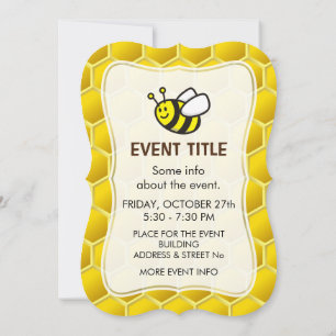 Invitación Personalizado Honeybee