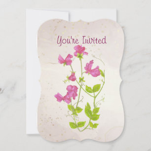 Invitación Personalizado Jardín Personalizado de la fiesta de