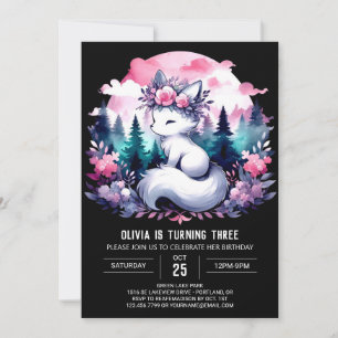 Invitación Personalizado Kids Wolf Cumpleaños