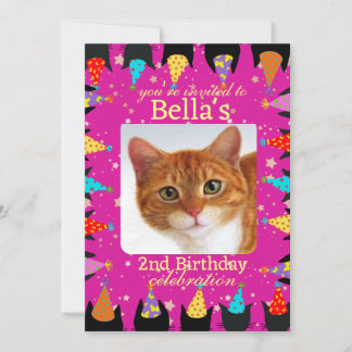 Invitación Personalizado lindo foto fiesta de cumpleaños de g