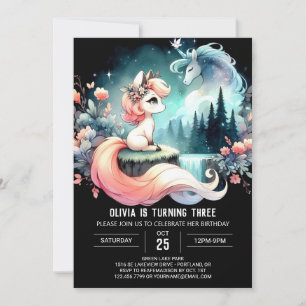 Invitación Personalizado Majestic Horse Cumpleaños