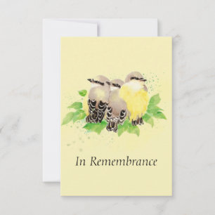 Invitación Personalizado Memorial Service Hermosa Familia de