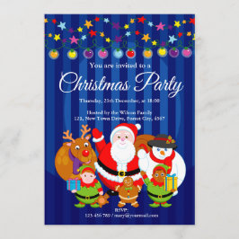 Invitación Personalizado moderno divertido, fiesta de Navidad