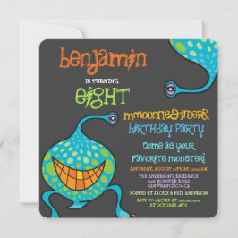 Invitación Personalizado Monster Alien Kids Foto Fiesta de cu