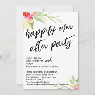 Invitación Personalizado Muy Feliz Después De La Escritura A