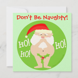 Invitación Personalizado Navidades Naughty Santa Party Invita
