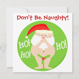 Invitación Personalizado Navidades Naughty Santa Party Invita