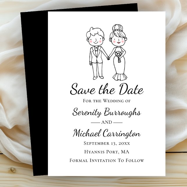 Invitación Personalizado Novia Boda Groom Salve La Fecha Boda (Subido por el creador)