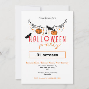 Invitación Personalizado Oficina para Pequeñas Empresas Fiest