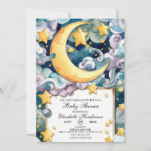 Personalizado Pastel Celestial Baby Shower