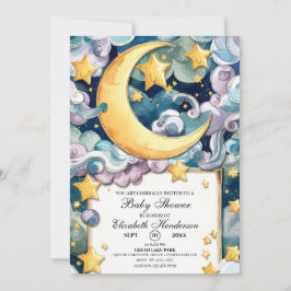 Invitación Personalizado Pastel Celestial Baby Shower