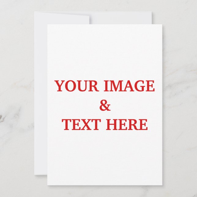Invitación Personalizado personalizado de tu propia foto (Anverso)
