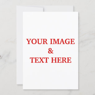Invitación Personalizado personalizado de tu propia foto