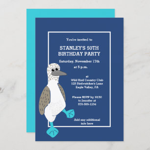 Invitación Personalizado personalizado Fiesta de pájaro con p