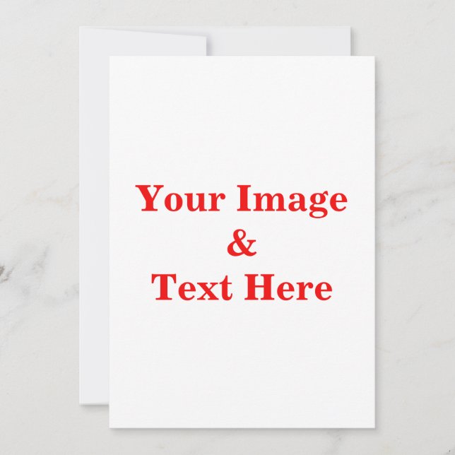 Invitación Personalizado personalizado Su propia foto y texto (Anverso)
